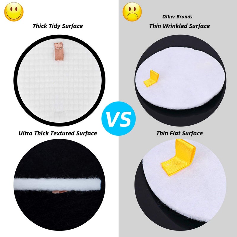 Seternaly Shark UV810 Filter with Foam & Felts for Shark Vacuum UV810 NV801 NV803 NV800 NV680 NV681 NV682 NV683 (1 HEPA, 2 Foam & Felt Filters) Part # XHF680 & XFF680 - Image 4